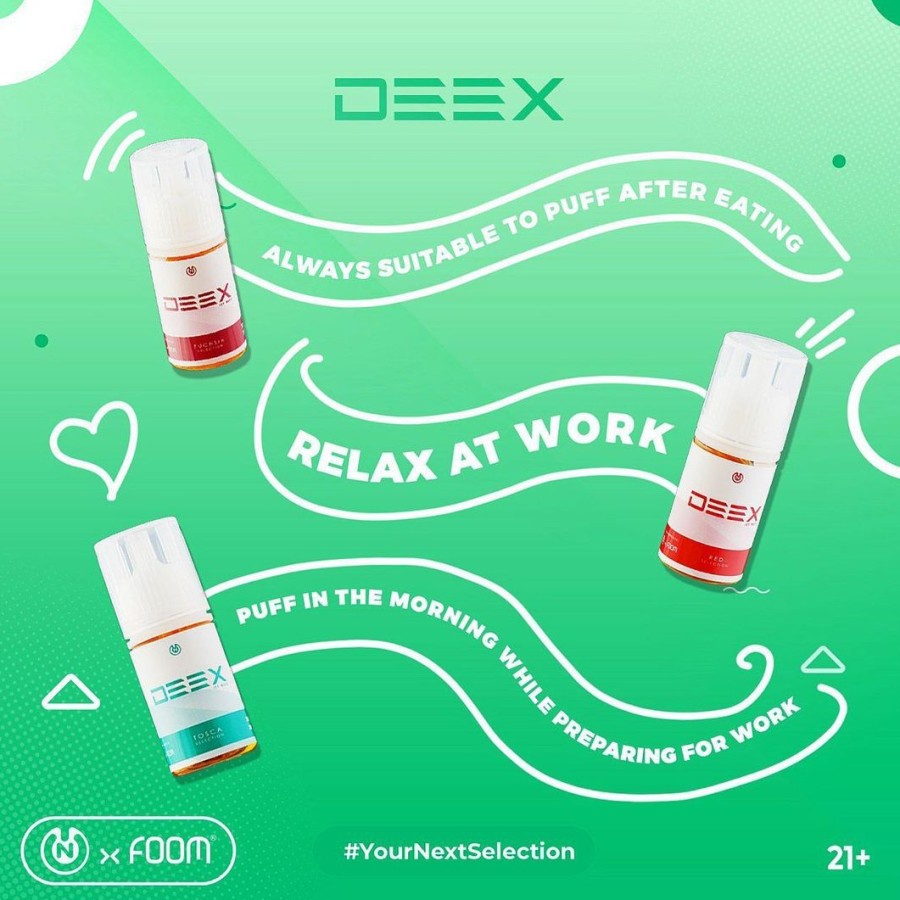 [NEW!!!] DEEX SALT NIC LIQUID 30ML - 100% AUTHENTIC