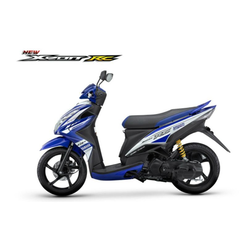 STRIPING STIKER MOTOR YAMAHA XEON RC GP ORISINIL 2013 BIRU PUTIH