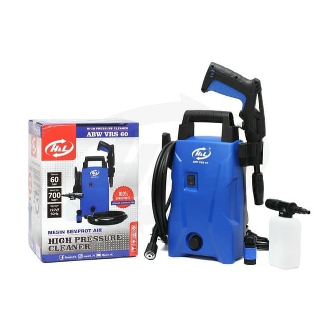 Paket Jet Cleaner H&amp;L VRS60 + Foam Lance H&amp;L