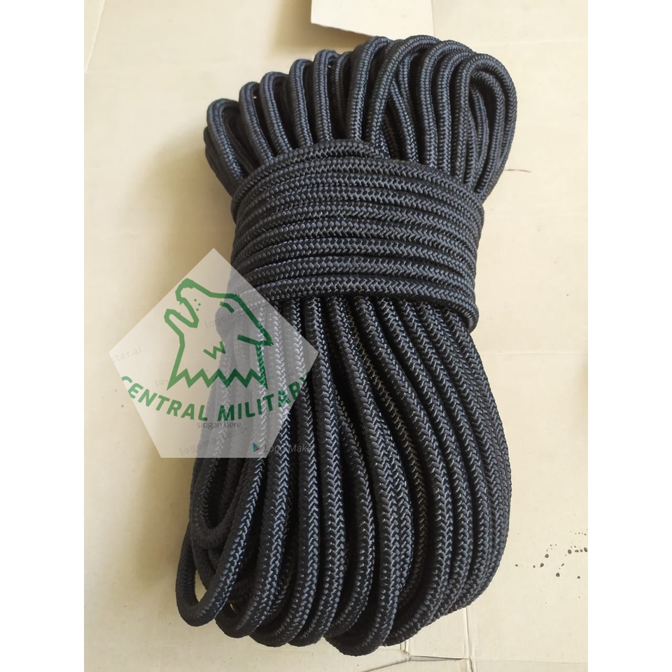 Tali Karmantel Rope 8mm x 50m Ori TNI Semi Statis Carmantel Carmente -Karmantel Jatah