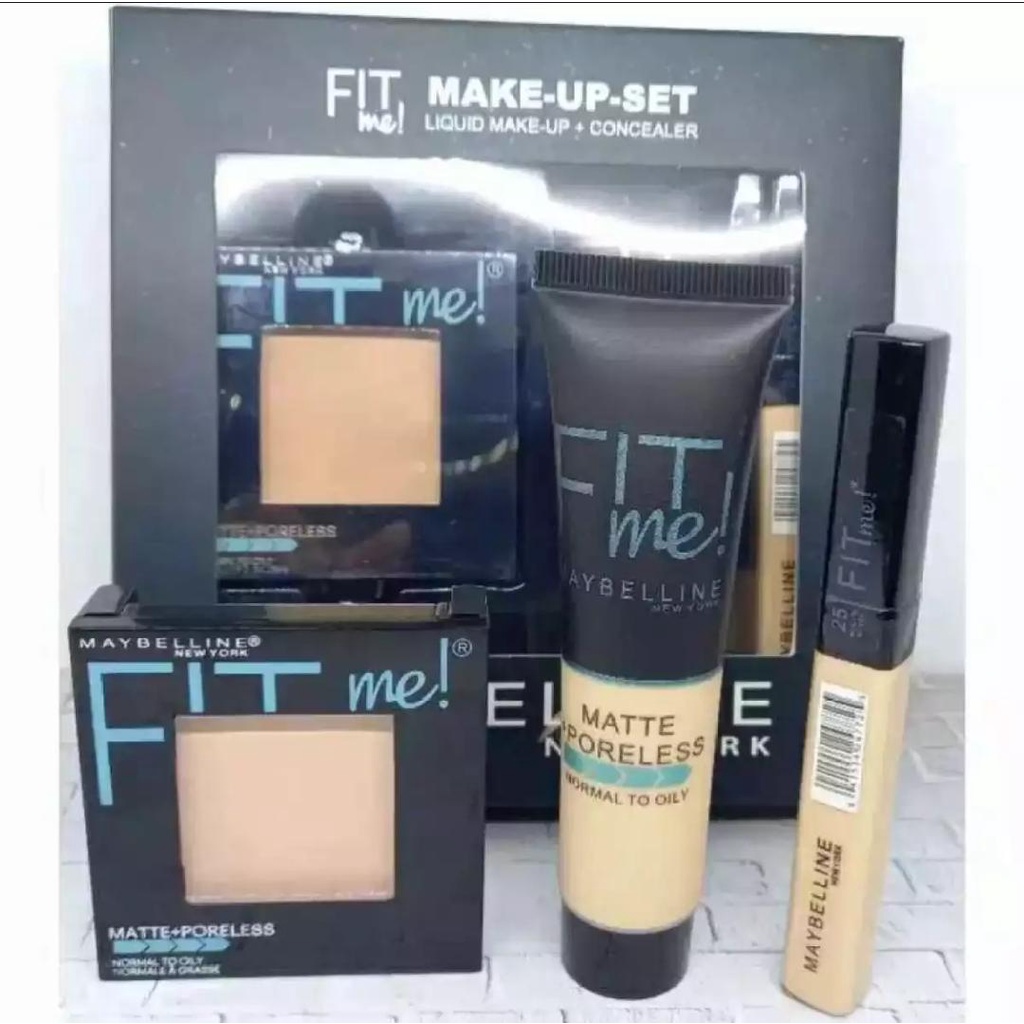 Maybelline Fit Me 3in1 - Bedak - Foundation Concealer