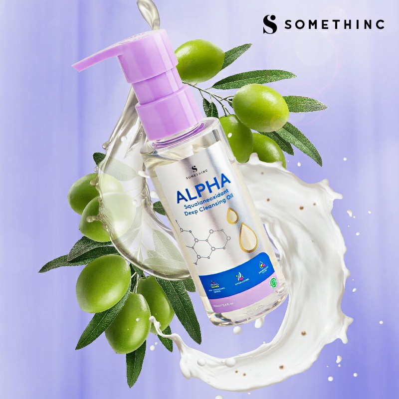 ✨ AKU MURAH ✨SOMETHINC Alpha Squalaneoxidant Deep Cleansing Oil