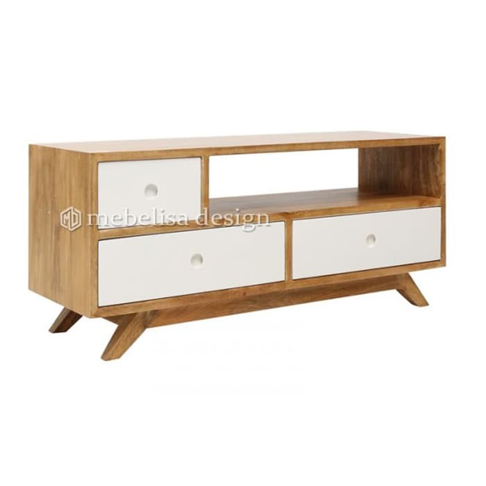 Bufet Rak TV Vintage Jati Jepara, TV Cabinet Vintage Furniture Jati