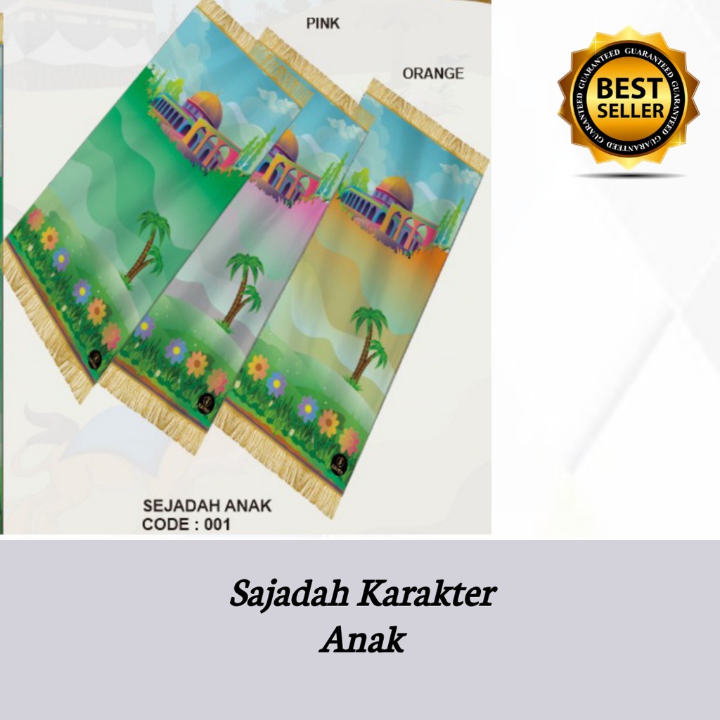 SAJADAH ANAK MODEL CAMEL MASJID TEBAL HALUS HARGA GROSIR