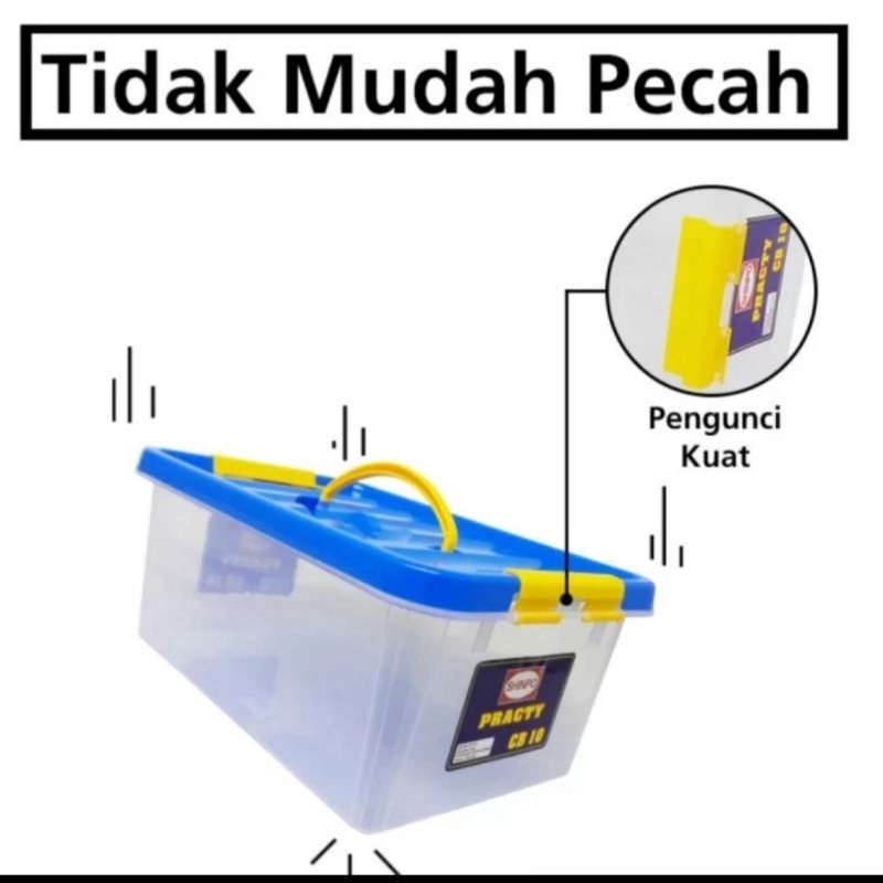 CONTAINER BOX SHINPO/BOX PLASTIK SHINPO/KOTAK BOX SHINPO CB 10