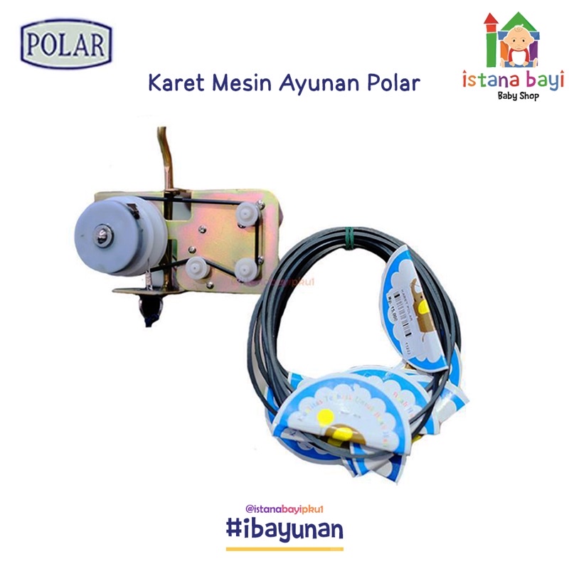 Polar Karet  Mesin Ayunan Elektrik 1 Pcs/Karet spare part dinamo ayunan Polar