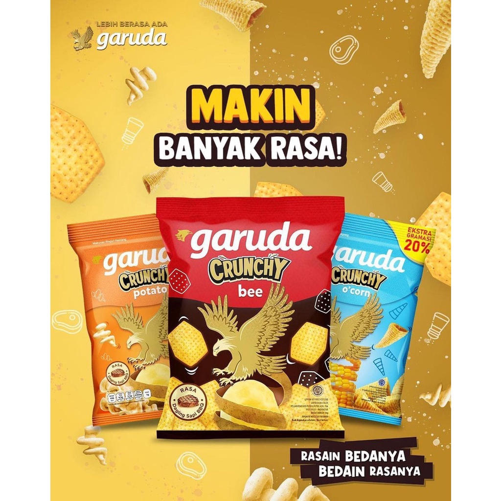 RCG - Snack Garuda Crunchy 14g isi 10pcs