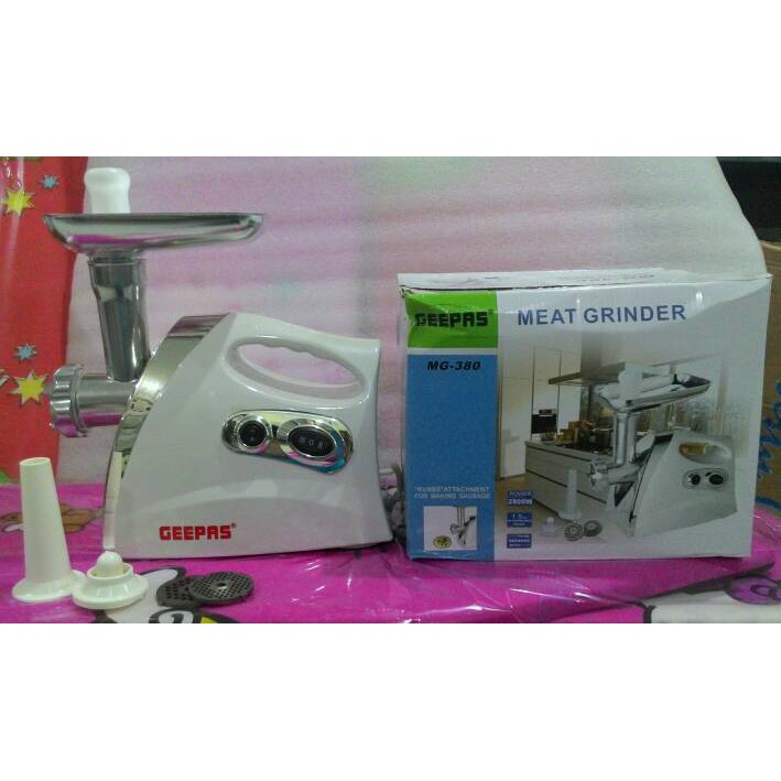 Penggiling / Gilingan Daging Meat Grinder Elektrik Geepas MG380