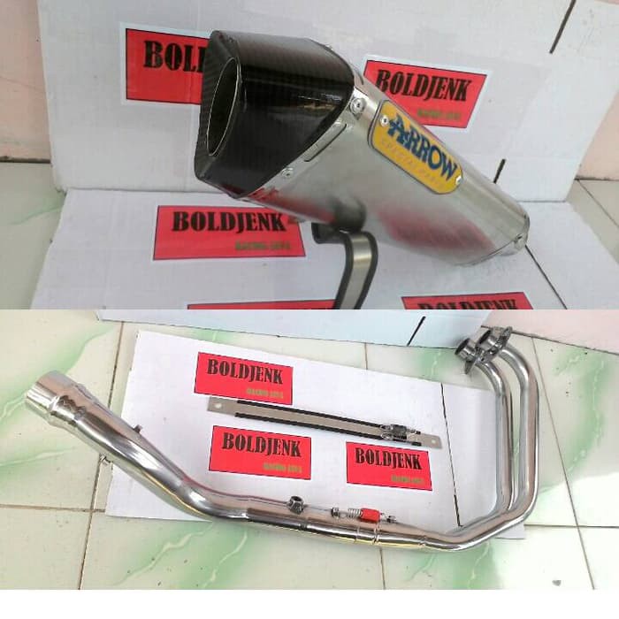 Knalpot racing ARROW fullset Mt25/R25 dll