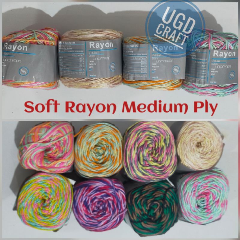 Benang Rajut RAYON SOFT OMBRE