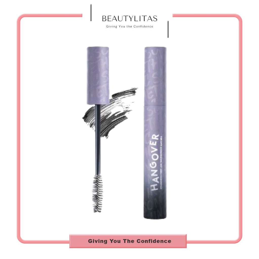 SOMETHINC HANGOVER Voluminous Fiber Lash Smudgeproof Mascara - Waterproof Mascara Tahan Lama