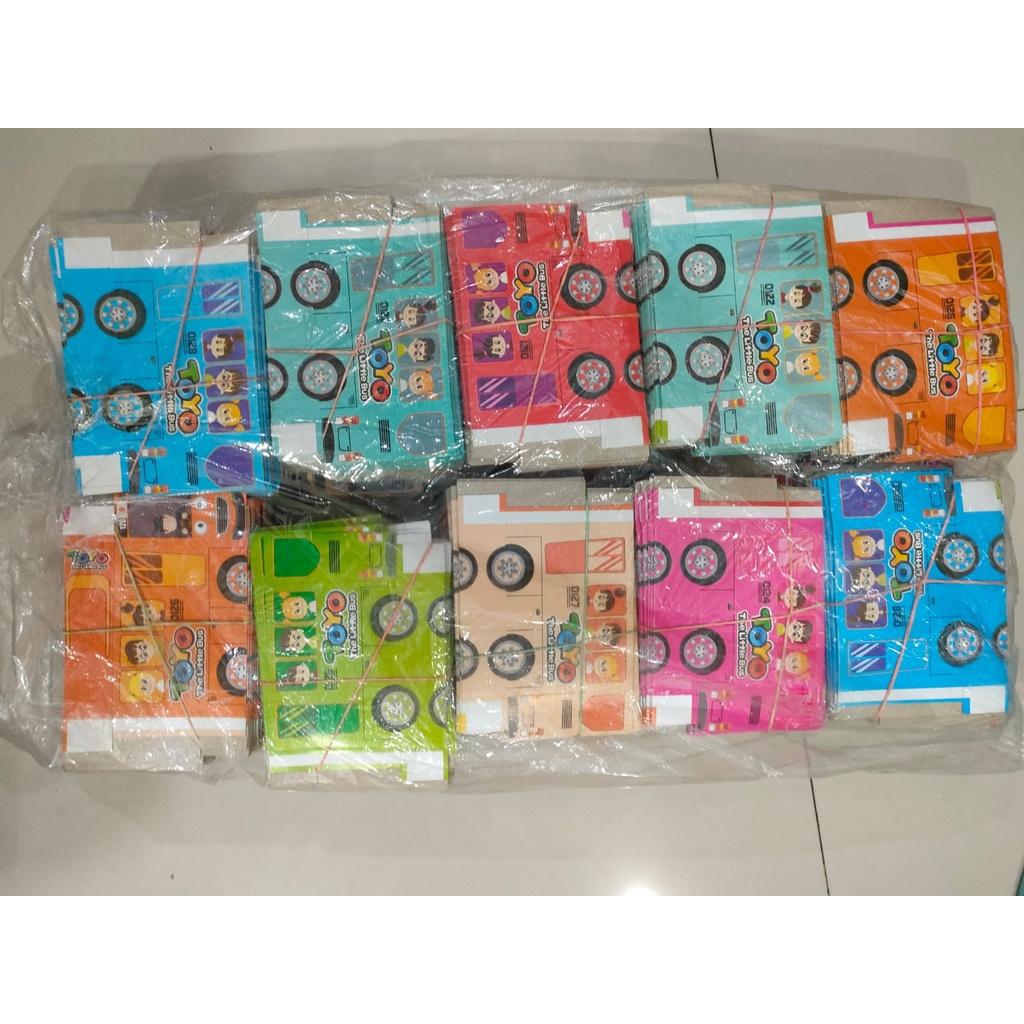 KERTAS KOTAK KADO TAYO KECIL 1 IKAT ISI 50 PCS