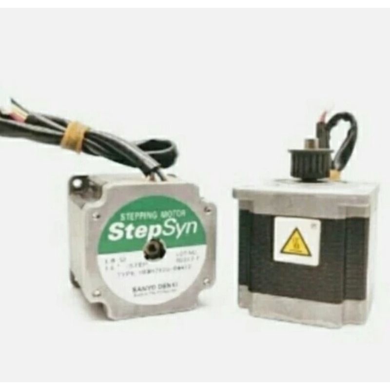 dinamo stepper sanyo denki 1,6amp - 1,8step enam kabel stepper nema23