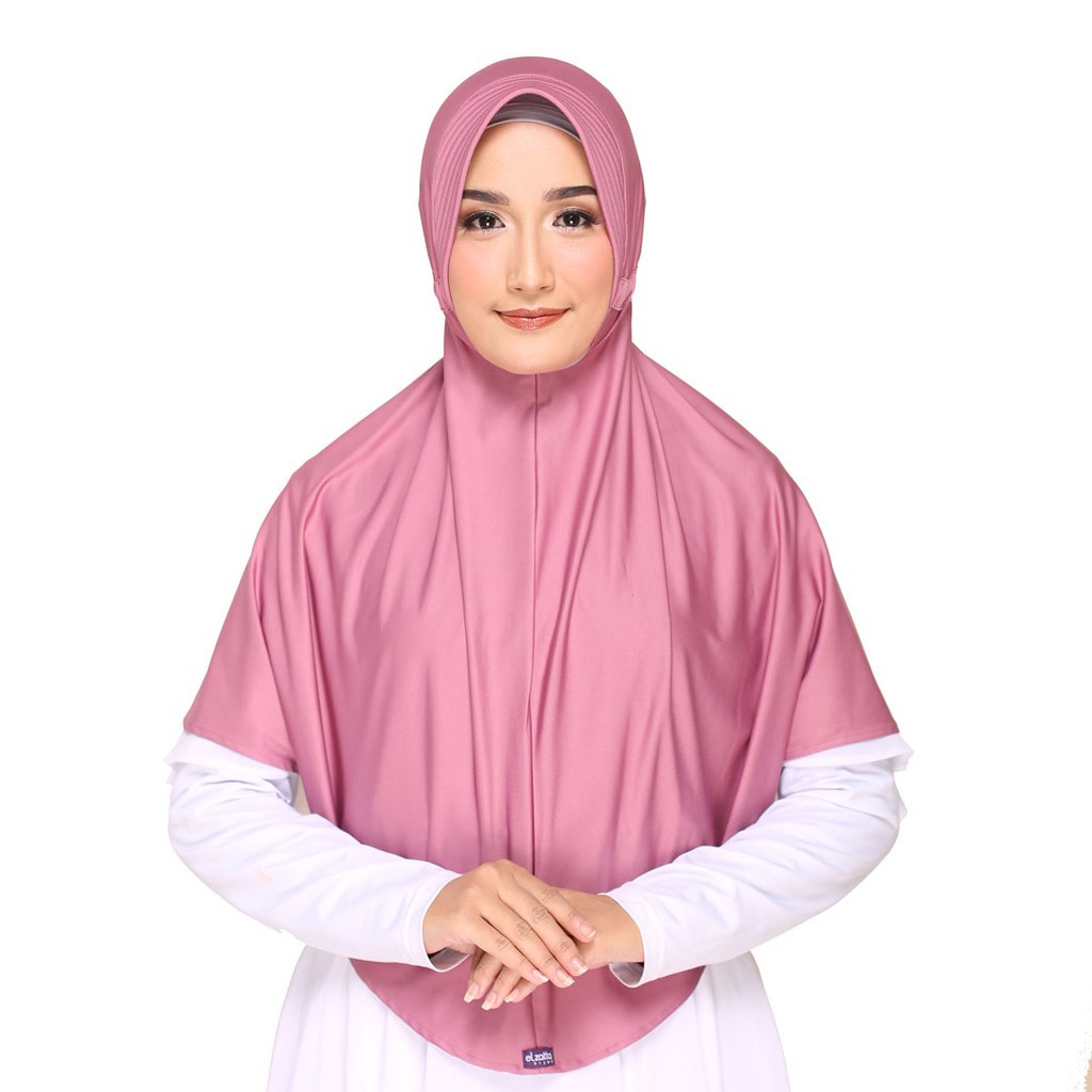 Elzatta Jilbab Instan Polos Zaria Sahara L-7
