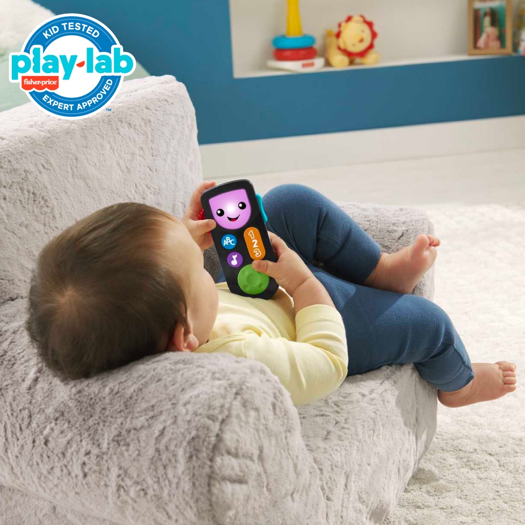 Fisher-Price Laugh &amp; Learn Stream &amp; Learn Remote - Mainan Edukasi Anak