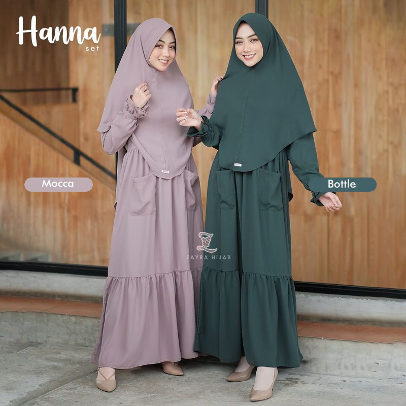 Hanna dress by zayra hijab gamis only