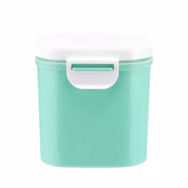 WJ906 Tempat Susu Kotak Penyimpanan Susu Bubuk Bayi Portable Sealed Ukuran Besar-Hijau Besar