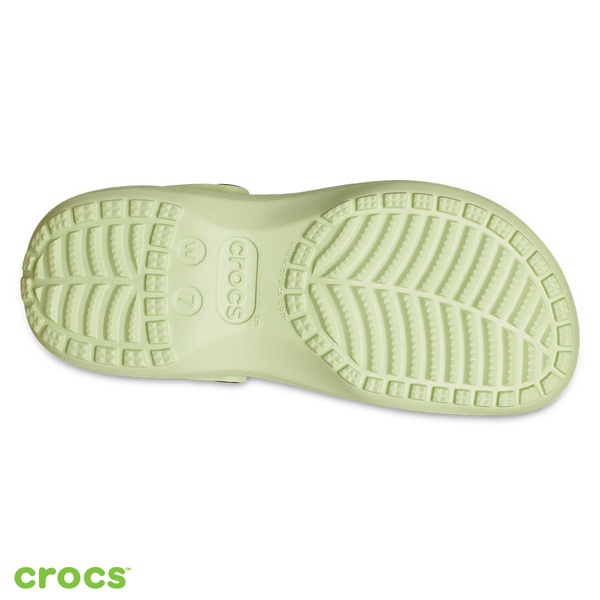 Crocs Classic Platform Clog / Fashion Wanita / Sandal Karet / Sandal Anti Air / Sandal Wanita - Green Stabilo 06750-335