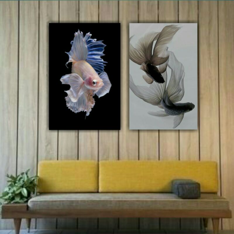 Hiasan Dinding Pajangan Dinding Ruang Tamu Hiasan Aquarium Pajangan Ikan Hias