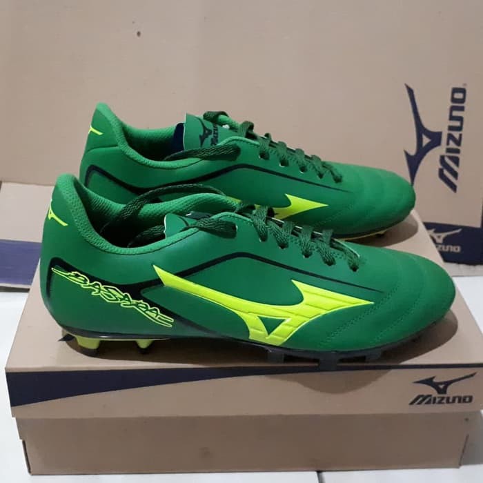 DISKON.. SEPATU BOLA MIZUNO HIJAU