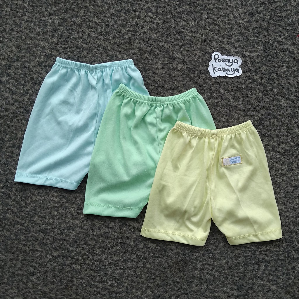 Harga CN03 Celana Pendek Bayi Size M Polos Arimbi NJA
