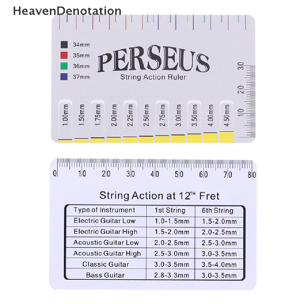 [HeavenDenotation] Guitar Accessories Gauge Ruler Electric Guitar Tool For String Instruments