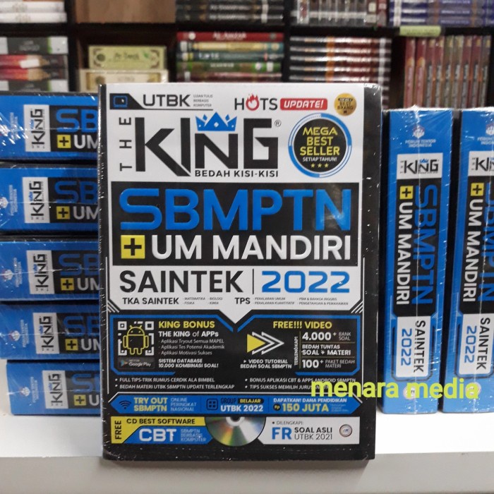 BUKU THE KING BEDAH KISI KISI SBMPTN UM MANDIRI TKA TPS SAINTEK 2022