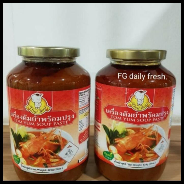 

Tomyam Paste Thaiboy / Bumbu Tomyum Paste Thailand Gluten Free - 500Gr