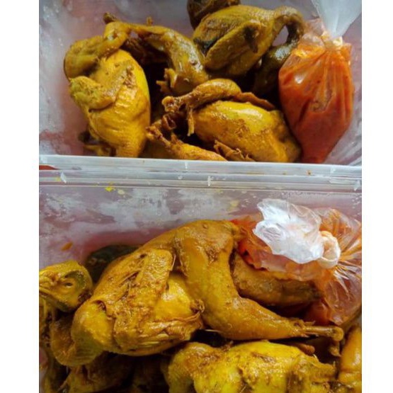 puyuh ungkep frozen isi 5 free sambel