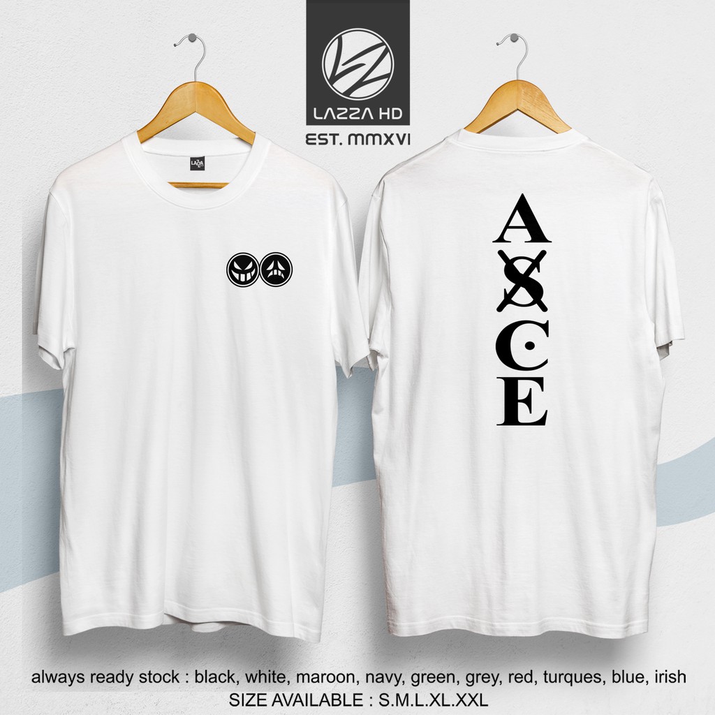 MURAH!!! Kaos / Baju / Tshirt Distro ANIME ONE PIECE SHIROHIGE ACE SIMPLE Terlaris