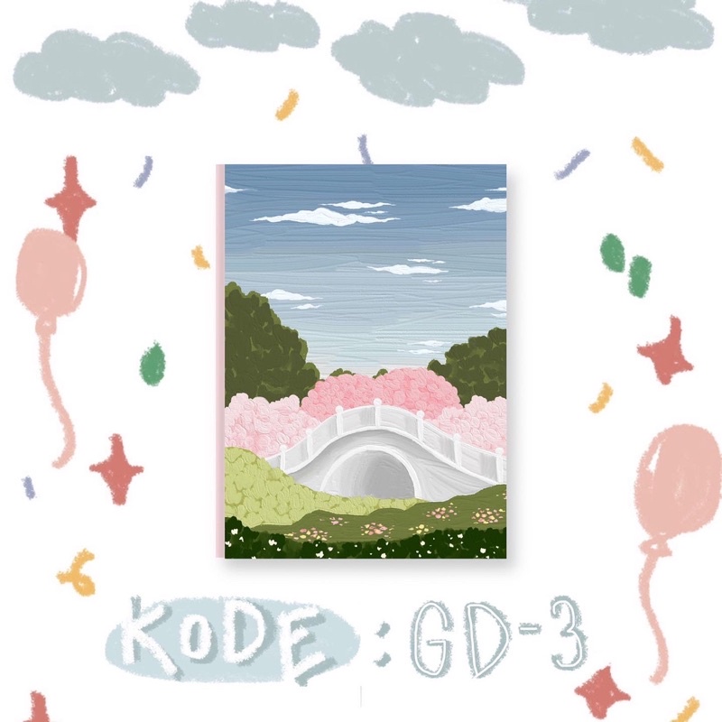 

GD3 Notebook Hardcover Flower Journal