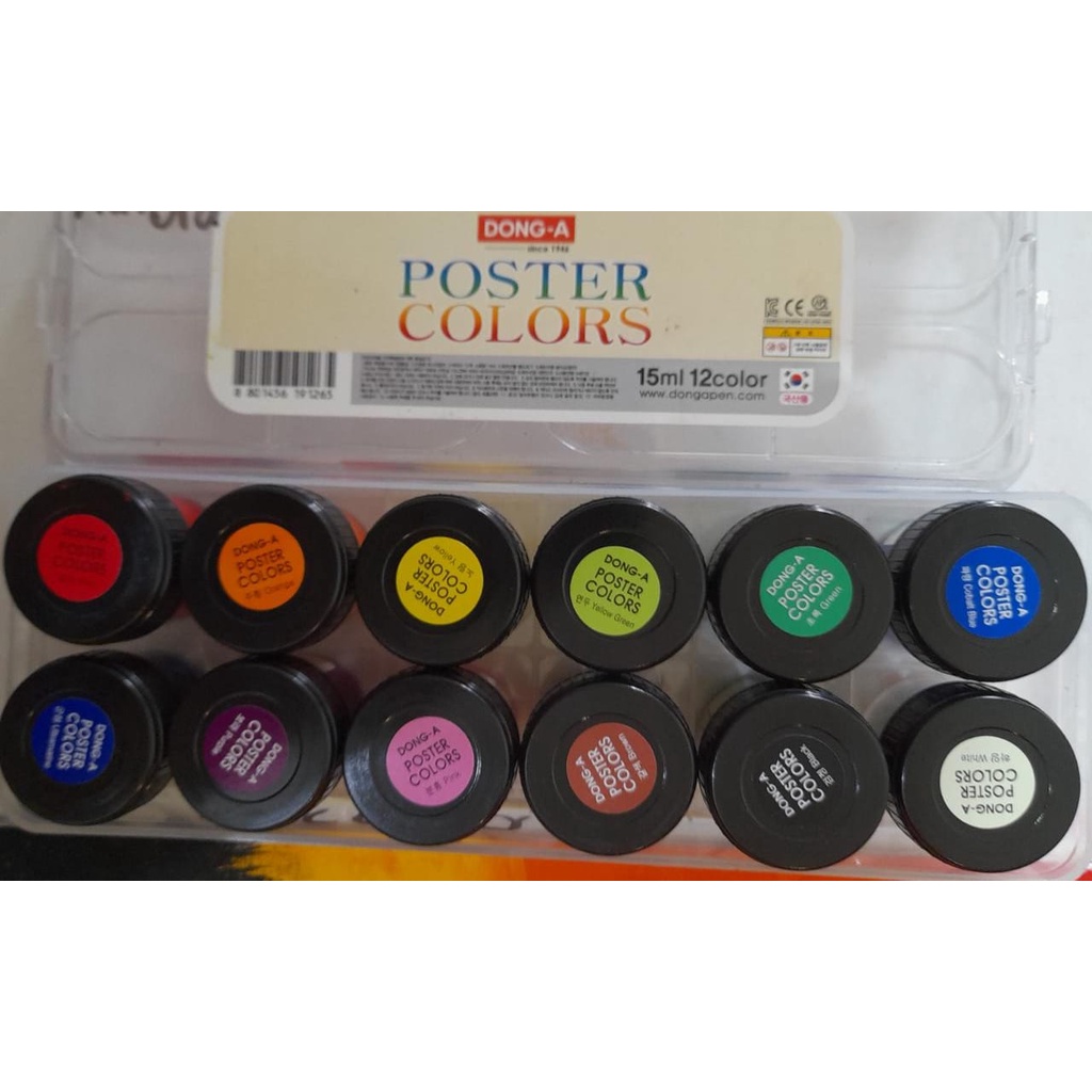 

Cat Poster Colors isi 12 Pcs @15ml