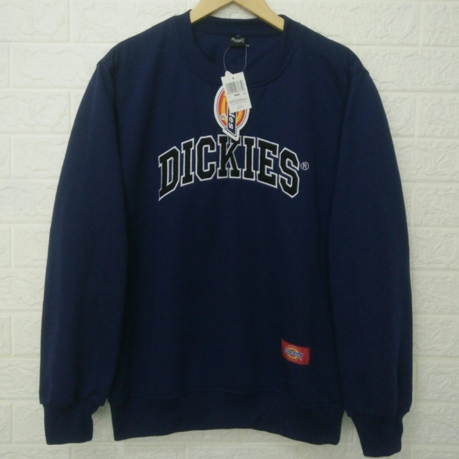 Sweater Pria Dickies / Sweatshirt Dickies Crewneck Putih Full / Sweater Pria Wanita Terbaru / Sweater Dickies / Cod