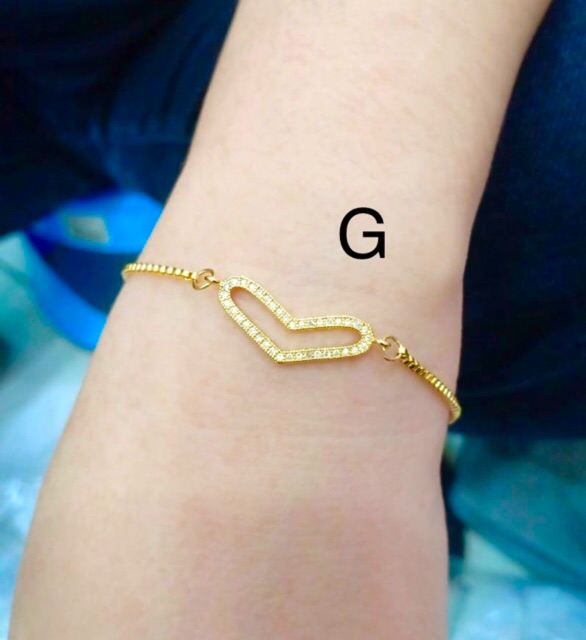 Gelang titanium gelang wanita gelang serut gelang tangan