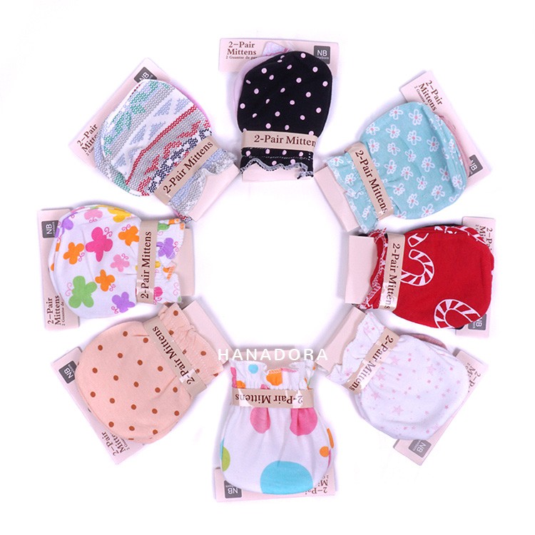 2-Pair Mittens - Sarung Tangan Bayi