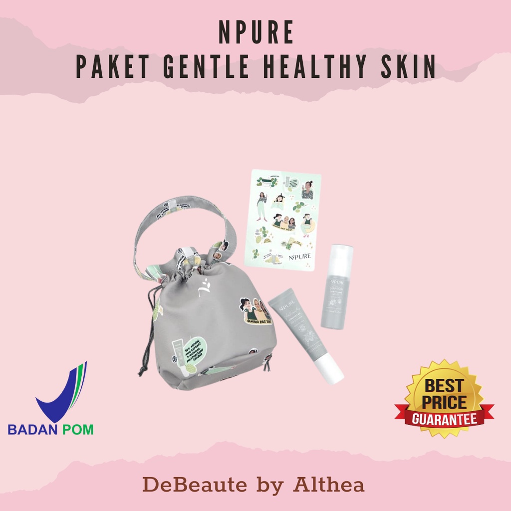 NPURE Paket Gentle Healthy Skin (Serum Noni + Moisturizer Noni)