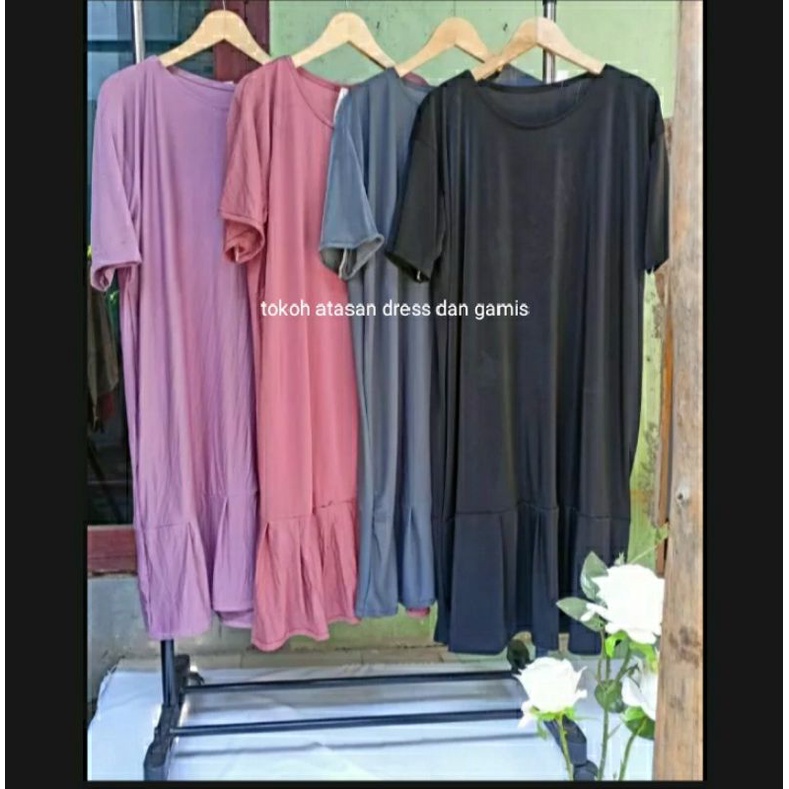 Daster polos jersey ecer dan glosir termurah/Dress jersey / Dress polos / Daster mayung