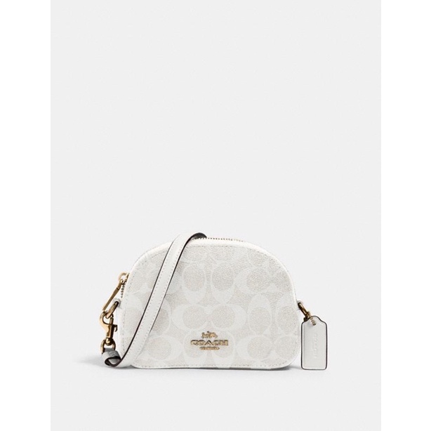 COACH SERENA IN SIGNATURE CANVAS - WHITE