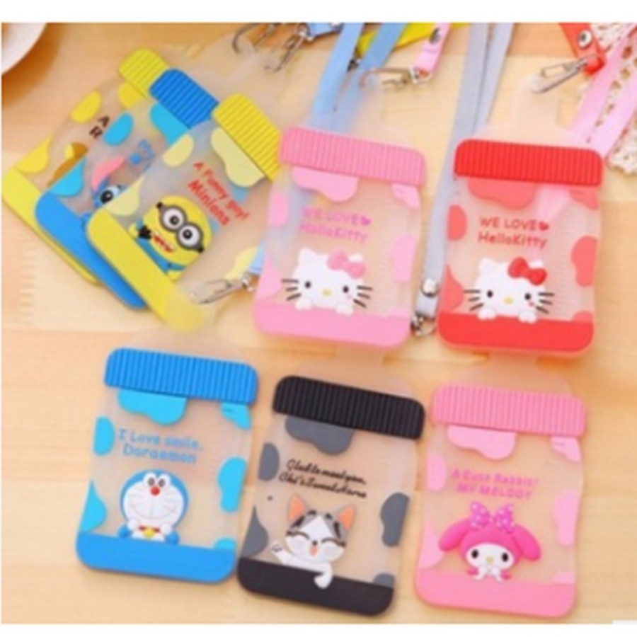 

ID Card Holder Kartun Tempat Kartu Motif Minion Hello Kitty Name Tag