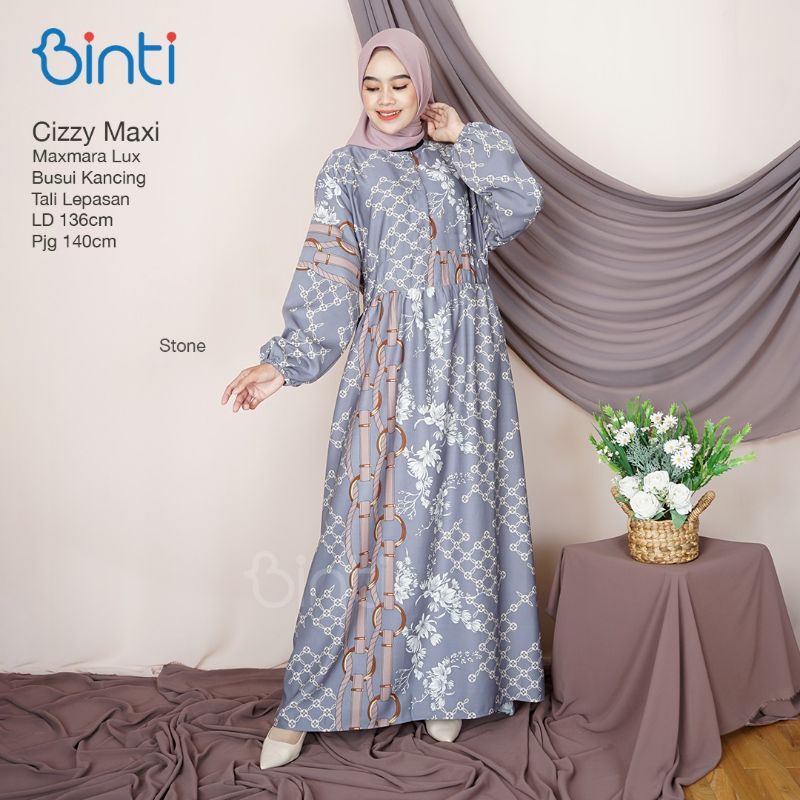 Cizzy Maxy Gamis Maxmara Super Jumbo LD 136, ori by Binti