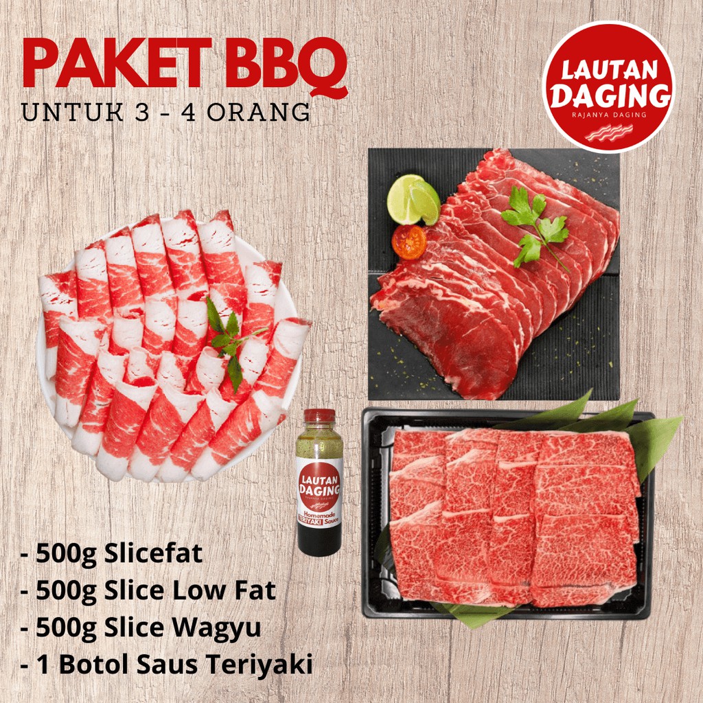 

Paket Barbeque / Shabu / Teriyaki / Sukiyaki / Yoshinoya