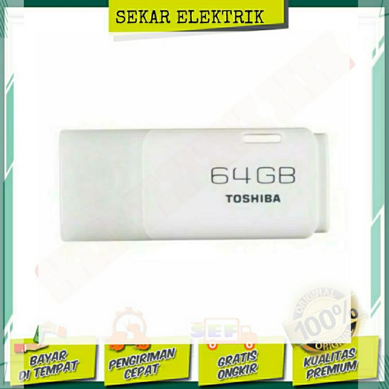 FLASHDISK TOSHIBA 64GB WARNA PUTIH