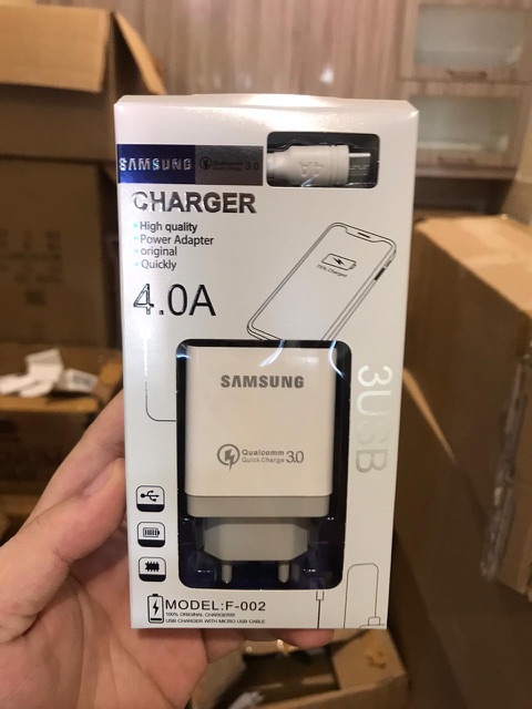 Charger  4A 3output for oppo , xiaomi , vivo , samsvng , asus [Garansi]