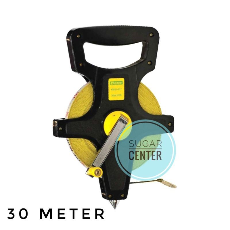 Krisbow Meteran Gulung 30 Meter/Measuring Tape 30 Meter/Meteran Gulung Krisbow