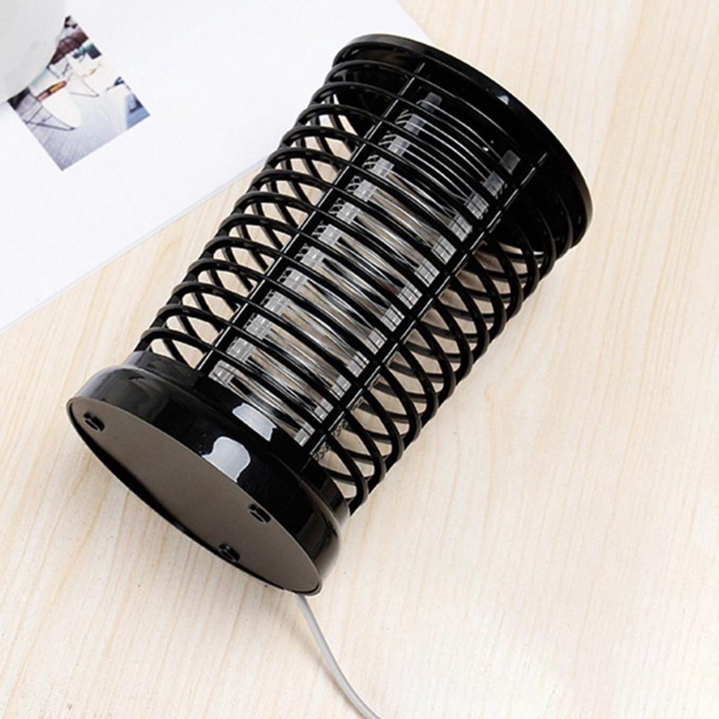 [Elegan] Mosquito Killer Lamp Portable Black UV Night Light Fly Bug Serangga Elektrik Zapper Trap Anti Nyamuk