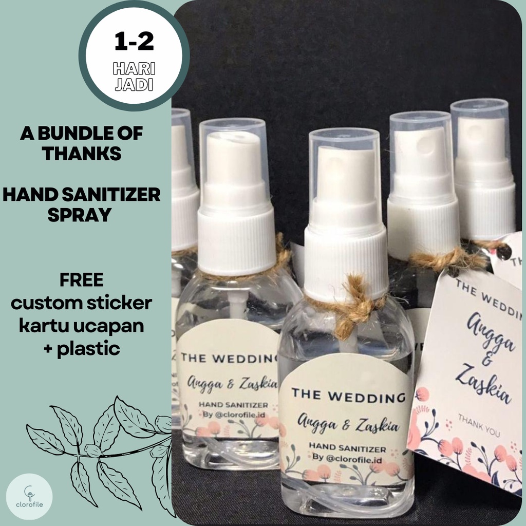 SOUVENIR HAND SANITIZER 30 ml (BONUS MASKER)