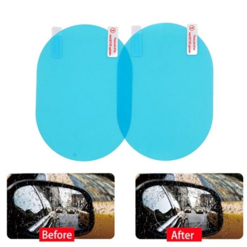 Anti Fog Spion Mobil Besar Stiker Antifog Mobil Stiker Anti Embun 2pcs