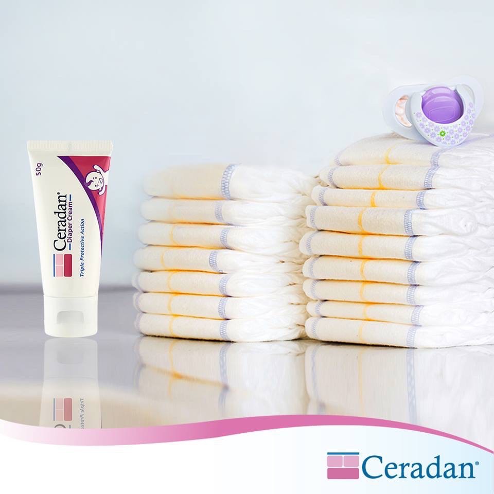 Ceradan Diaper Cream 50g Krim Ruam Popok / Iritasi Kulit / Kering Atopik