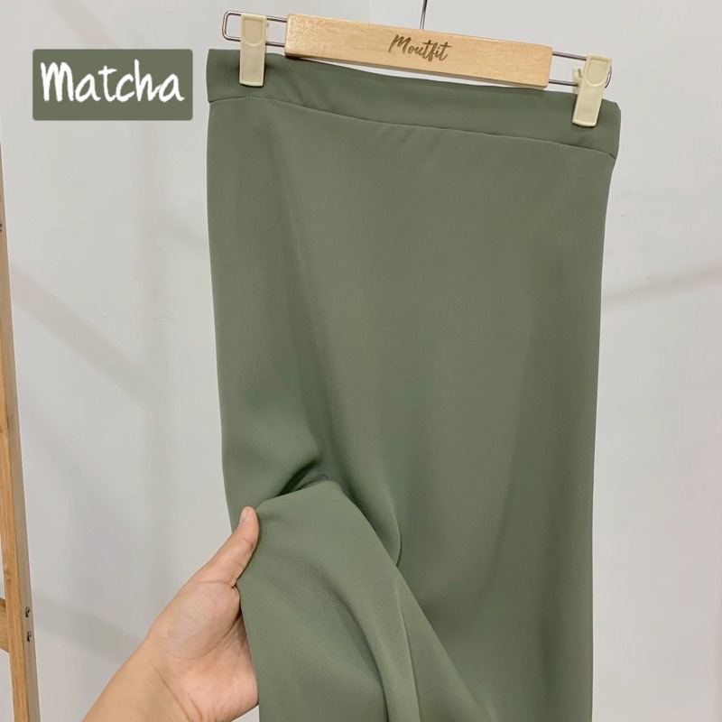 YEJI SKIRT POLOS / A line / highweist ( wajib baca deskripsi produk)