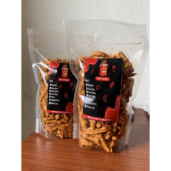 

BASRENG BASO GORENG PEDAS DAUN JERUK GURIH RENYAH MURAH POUCH BERAT 250GR
